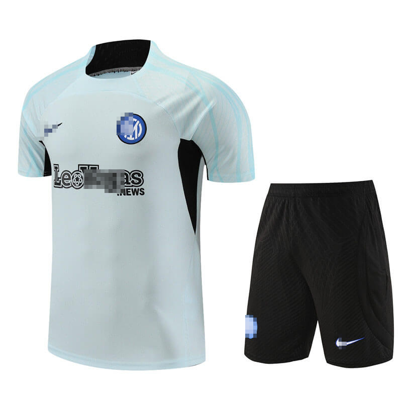 Camiseta de Entrenamiento de Inter De Mlian 2023/2024 Gris Claro